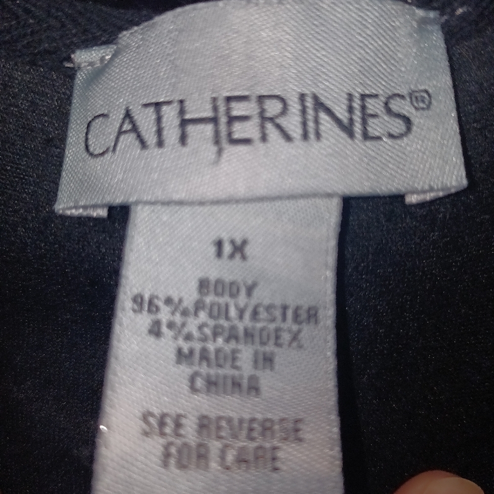 Catherine’s Velvet Cowl Neck Sweater in women's size 1x-  2 bundled together - Picture 3 of 5